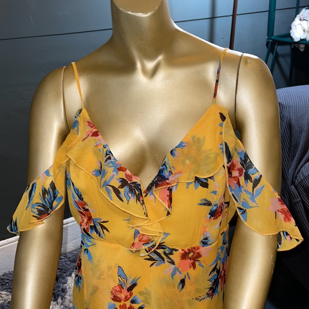 Yellow Floral GUESS dress